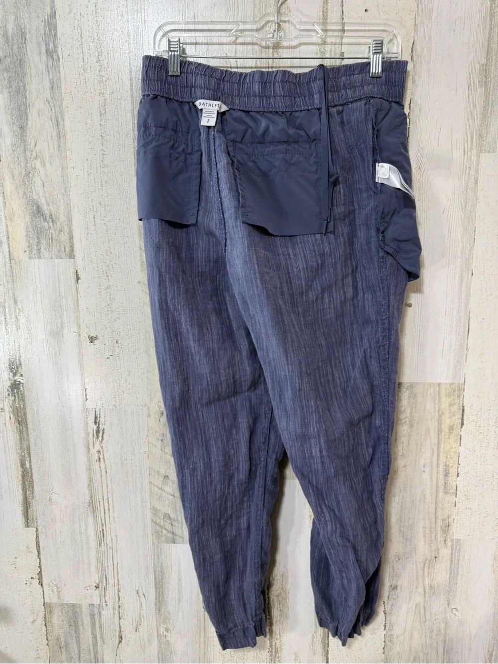Athleta Navy Blue Drawstring Elastic Waist Jogger Pants - Picture 11 of 13